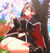 「提督殿、桜が綺麗であります。・・・提督殿？」