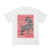 シンプルデザインTシャツ MONSTER-REX41(CRIMSON)