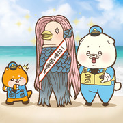 一日警察署長に就任バウ