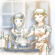【艦これ】お料理しましょう【比叡/五月雨】