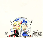 走り(遊び)疲れてひとやすみ