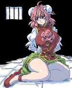 捕まった華扇扉絵