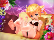 こんこちゃんの 足裏ビキニ…♡