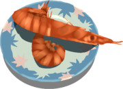 お母さんの味！海老のワイン蒸し