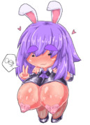 偽物だが逆バニーを着せられてけっこうノリノリなHSIさん