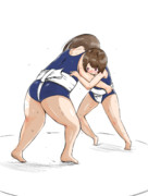 女相撲 ニコニコ静画 イラスト