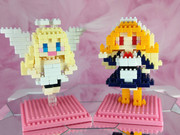 プラモブロックでクリムくんとメイドリーさん