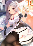 銀髪メイドちゃんニーハイver