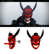 誰でも天狗仮面になれる【MMDアクセサリ配布】