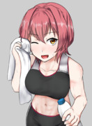 【ワンドロ】鬼怒と一緒に汗かいた