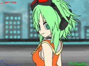 Kemika Gumi Outside Of Building Metropolis