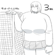 １いいねごとに１センチでかくなるエリカ