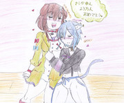 【ホロライブ】おかゆんyoutube23万人おめでとう♪の絵