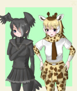 ハシブトガラス けものフレンズ ニコニコ静画 イラスト