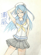 浦風さんとお絵描き練習２