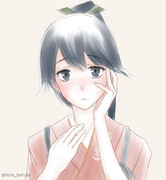 照れる鳳翔さん