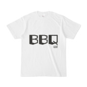 Tシャツ ホワイト 文字研究所 BBQ