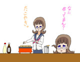 フナQとタコ焼き