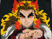 鬼滅の刃　煉獄杏寿郎　無限列車　フェルト