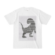 シンプルデザインTシャツ MONSTER-REX41(SILVER)