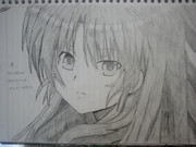 Angel Beats! 立華　奏　を描いてみました