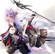 けもみみと白いの