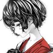 俯き ニコニコ静画 イラスト