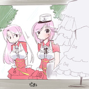 ふと足を止めるガリバルディさん