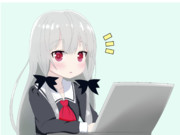 ふと目が合ったソフィーちゃん