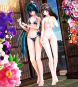 【今日のミクお姉さん】生肌姿で 今日ものんびり…♡