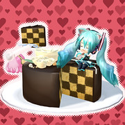 大きなチョコケーキ