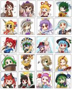 東方顔アイコンまとめ：3
