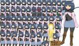 【オリキャラ】 傘音こも 立ち絵 素材 Ver.1.5 259枚【リニューアル】