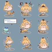 LINEスタンプ風　みんみ