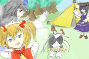 【支援絵】東方無邪氷のシュガーサテラは前に出ない