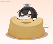 秋月VS巨大シフォンケーキ