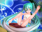 【ちびミクちゃん萌えリンク】ふとももも サービス…っ♡