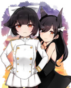 高雄ちゃんと愛宕ちゃん