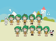 あいさつするたび　じんかくふえるね。