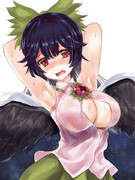 「あつい…　いっしょにカラスの行水する…？」