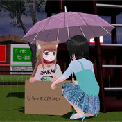 うちのねこが女の子でかわいい ニコニコ静画 イラスト