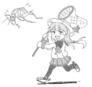 カマドウマを追う佐渡様