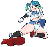 福江ちゃんライダーキック