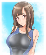 水本ゆかり×競泳水着