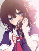 時雨が髪をほどくとき