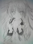 Angel Beats! 　天使ちゃん(立華 かなで)　鉛筆で・・・