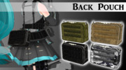 Back Pouch【MMDモデル配布】