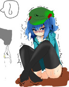 何か拾った！にとりも見つけた！！これは・・・奇跡！？