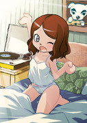 あつ森の朝。