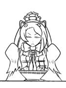 ラーメンを食べるオオアリクイ